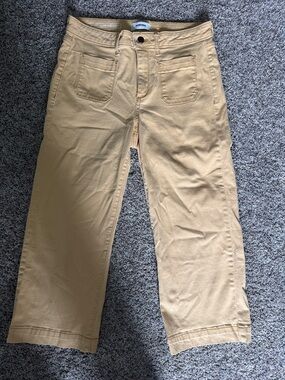 Sonoma Tan Wide Leg Crop Pants